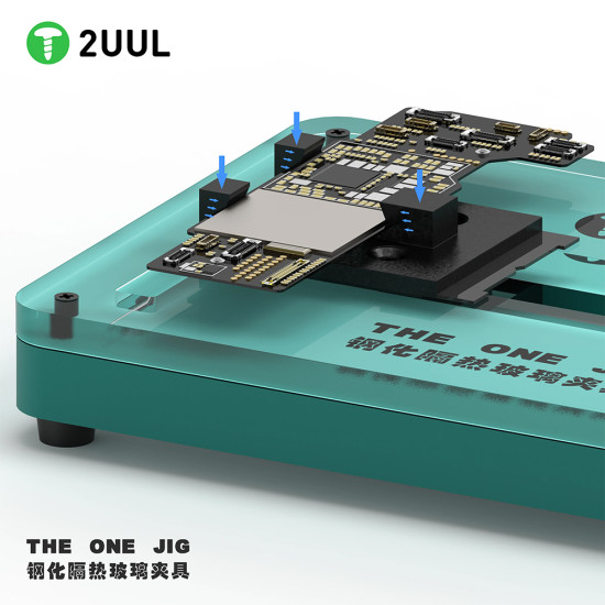 2UUL THE ONE JIG Tempered Insulated Glass PCB Stand