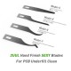 2UUL Hand Finish SEXY Blades with Handle Set for PCB Mainboard CPU Glue Removal