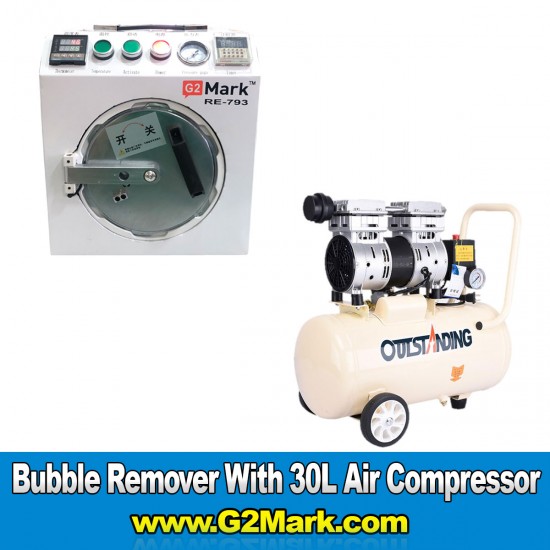 RE-793 Bubble Remover Machine With 30L Air Compressor 