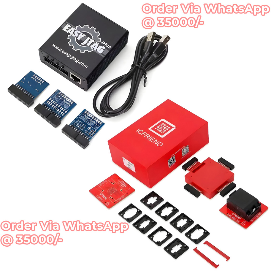 Easy JTAG Plus Box Black Edition With 3 ISP Adaptor With IC Friend ...