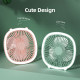 Portable USB + Battery 1200Mah Table Fan With Lamp & 3 Speed Mode ( F12 ) Color - Pink