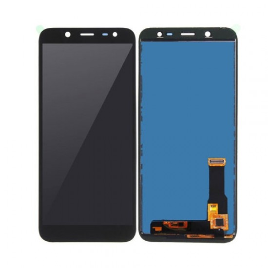 LCD With Touch Screen For Samsung J6 - Black	