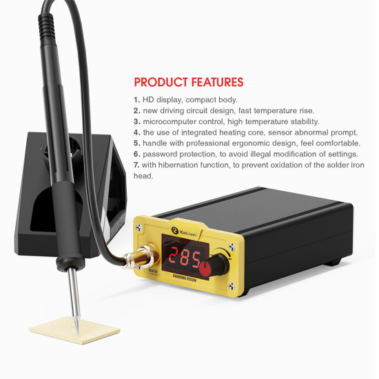 Kailiwei T12 Professional Constant Temperature Soldering Iron Station