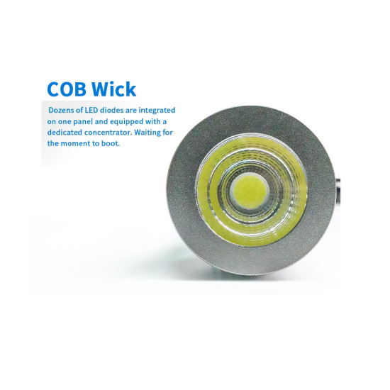 Magnetic Base Stainless Steel Cob Wick LED Lamp (10W)