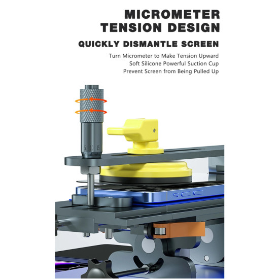 Mechanic 361 Ultra Multifunctional Rotary LCD Screen Separator (14 Inch) For Mobile & Tablet