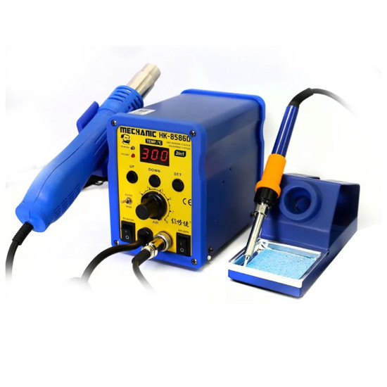 MECHANIC HK-8586D SMD Rework Station With Soldering Iron (700W)