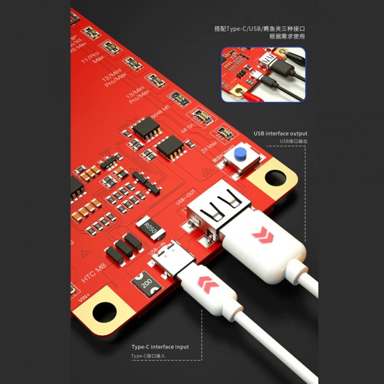 Mechanic BA33 Battery Activation Detection Board & Fast Charge For iPhone + Android