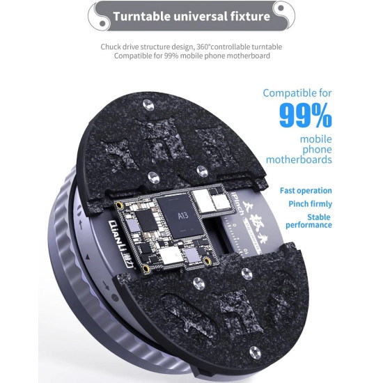 QianLi iPinch 360° Turntable Universal Mainboard PCB Holder