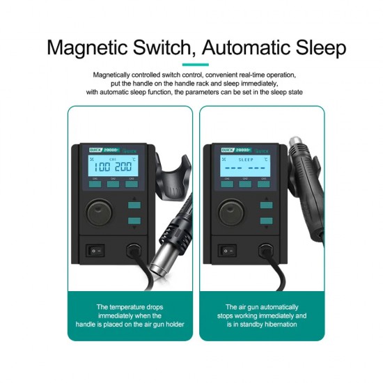 Quick 2008D+ Intelligent Digital Display Rework Station (750W) - Upgraded Model Of Quick 2008