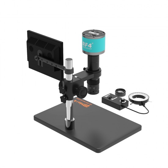 G2Mark RE-100 Television 180X Zoom Microscope & RF4 2K-C3 Full HD Camera With 8Inch TV	