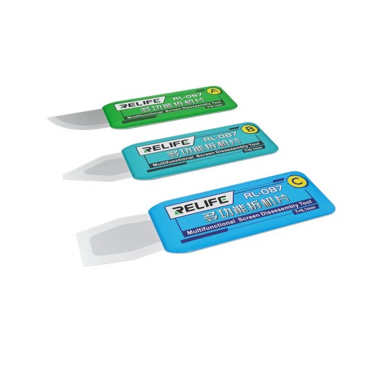 Relife RL-087 Multi-function Ultra-thin Steel Disassembly Blade Set