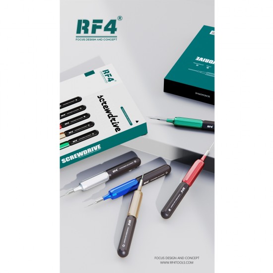 RF4 RF-SD10 Superhard S2 Steel Magnetic Precision Screwdriver Set ( 5Pcs Set )