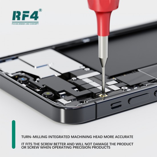 RF4 RF-SD10 Superhard S2 Steel Magnetic Precision Screwdriver Set ( 人 Tri Point )