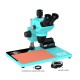 RF4 RF-6565Pro+ Trinocular Full HD Stereo Microscope With Zooming 0.5X CTV Camera Lens & LED Adjustable Light Exclusive Quality