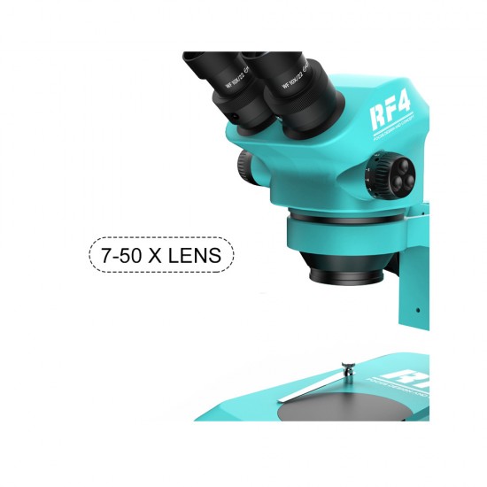 RF4 RF7050 (3D Continuous Zoom) 7X~50X Binocular Stereo Microscope With LED Adjustable Light Exclusive Quality