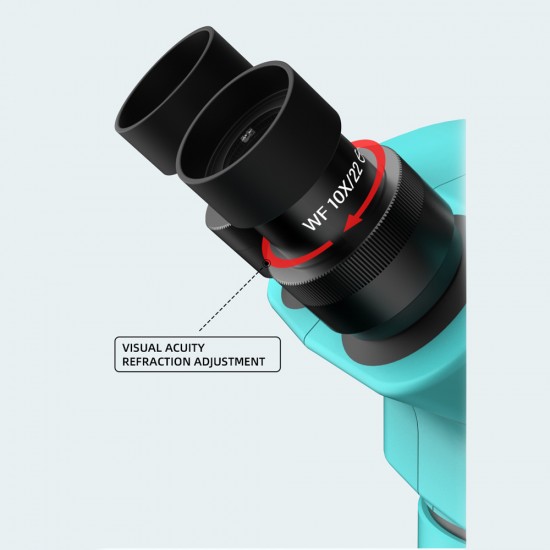 RF4 RF7050TVP (3D Continuous Zoom)  7X~50X Trinocular Stereo Microscope With Camera Option & 0.5X CTV Lens With LED Adjustable Light Exclusive Quality 