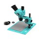 RF4 RF-6565PRO-D2 Trinocular Full HD Stereo Microscope With Zooming 0.5X CTV Camera Lens & LED Adjustable Light