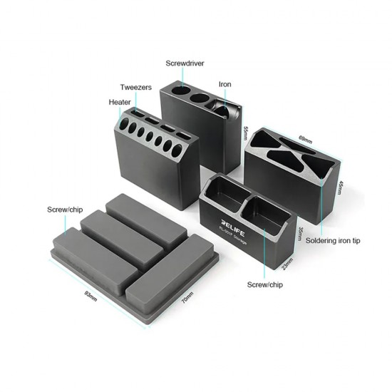 Relife RL-001F Multifunctional Aluminum Alloy Combined Storage Box
