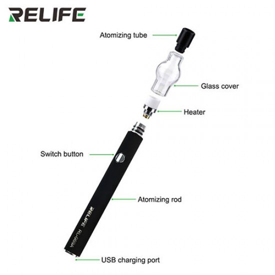 Relife RL-069 Rosin Atomization Short Circuit Detector Pen ( Free 5Pcs Rosin )