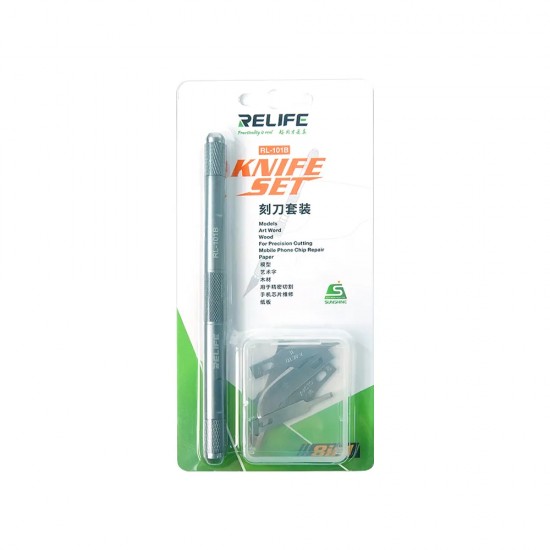 Relife RL-101B Aluminum Alloy Material 6 Blades Knife Set