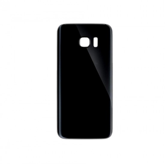 Back Panel Cover For Samsung S7 Edge - Black