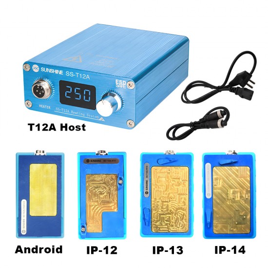 Sunshine SS-T12A PCB Heating Platform For Iphone  Series 12 / 13 / 14 / Android Phone