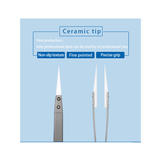 Sunshine SC-11A Non-Slip Anti-Static Ceramic Tweezer